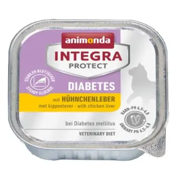 Animonda Integra Protect Diabetes dla kota - z wątróbką kurczaka tacka 100g