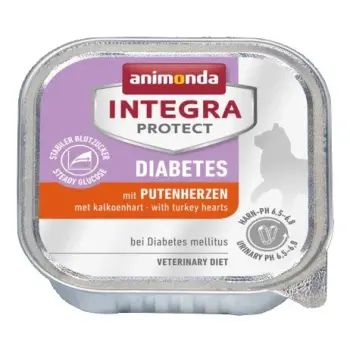 Animonda Integra Protect Diabetes dla kota - z sercami indyka tacka 100g