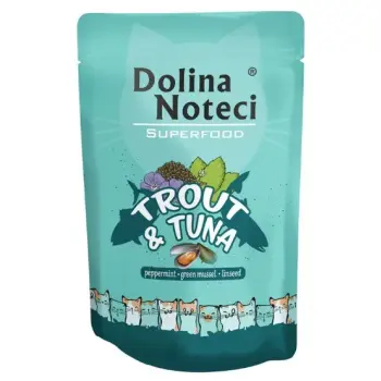 Dolina Noteci Superfood Kot Pstrąg i tuńczyk saszetka 85g