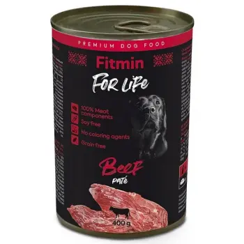 Fitmin Dog For Life Beef puszka 400g