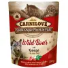 Carnilove Dog Wildboar & Rosehips - dzik i owoce dzikiej róży saszetka 300g