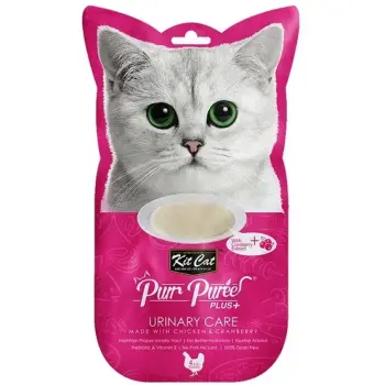 Kit Cat PurrPuree Plus+ Chicken Urinary Care 4x15g