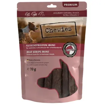 Chewies Mini Meat Strips Konina 70g