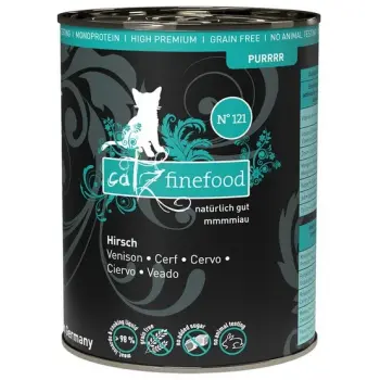 Catz Finefood Purrrr N.121 Jeleń puszka 400g