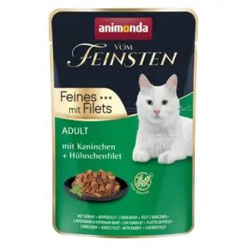 Animonda vom Feinsten Cat Adult Krolik + filet z kurczaka saszetka 85g