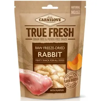 Carnilove Dog Snack True Fresh RAW Freeze-Dried Rabbit & Pumpkin 40g