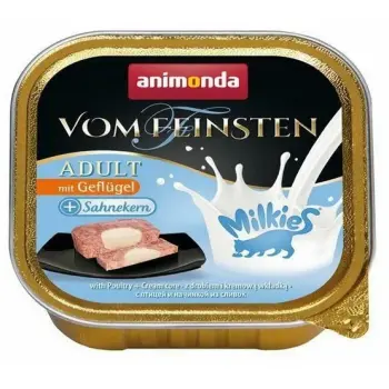 Animonda vom Feinsten Milkies Cat Drób + Sos kremowy tacka 100g