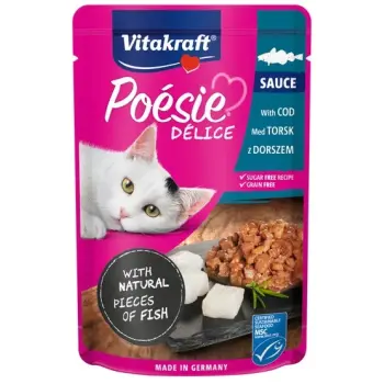 Vitakraft Poesie Deli Sauce dorsz saszetka 85g