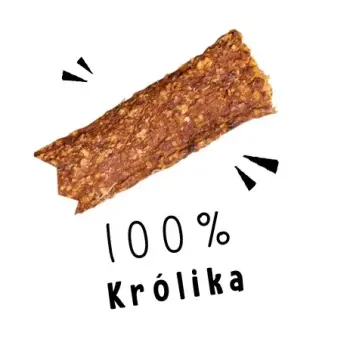 Paka Zwierzaka Stripsy Królik 100% 70g