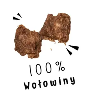 Paka Zwierzaka Chunkies Wołowina 100% 70g