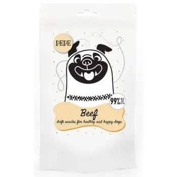 Paka Zwierzaka PEPE Mini Chunkies Beef (wołowina) 80g