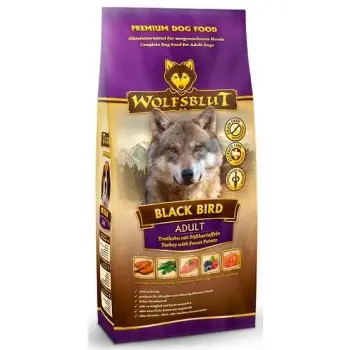 Wolfsblut Dog Black Bird Adult - indyk i bataty 12,5kg