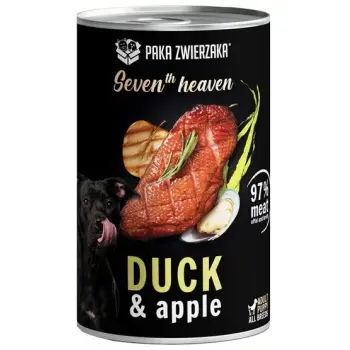 Paka Zwierzaka Seventh Heaven Duck & Apple puszka 400g