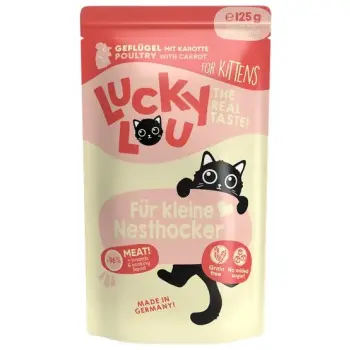 Lucky Lou Lifestage Kitten Drób saszetka 125g