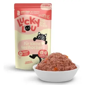 Lucky Lou Lifestage Kitten Drób saszetka 125g