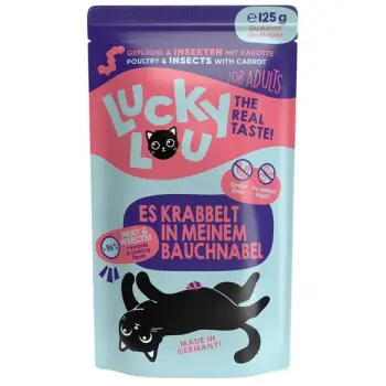 Lucky Lou Lifestage Adult Drób i owady saszetka 125g