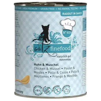 Catz Finefood Ragout N.613 Kurczak i Omułek puszka 380g