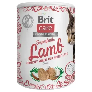 Brit Care Cat Snack Superfruits Lamb 100g