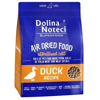 Dolina Noteci Superfood Air Dried Kot Sterilised Danie z kaczki 1kg