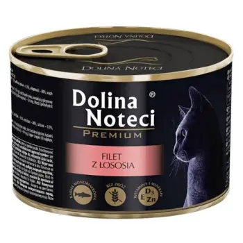 Dolina Noteci Premium Kot Filet z łososia puszka 185g