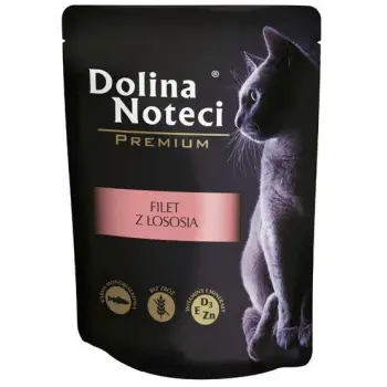 Dolina Noteci Premium Kot Filet z łososia saszetka 85g