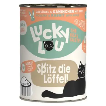 Lucky Lou Lifestage Adult Drób i królik puszka 400g