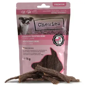 Chewies Meat Strips Mini Jagnięcina 70g