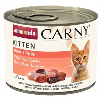 Animonda Carny Kitten Wołowina + Indyk puszka 200g