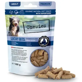 Chewies Lucky Bits Adult Okoń & kurczak 100g