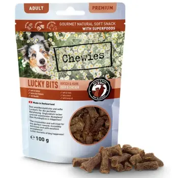 Chewies Lucky Bits Adult Jeleń & kurczak 100g