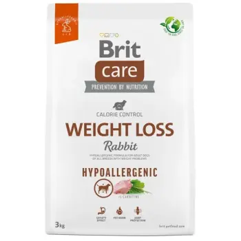 Brit Care Hypoallergenic Dog Weight Loss Rabbit 3kg