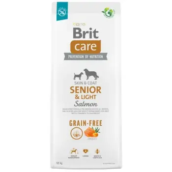 Brit Care Grain Free Senior & Light Salmon 12kg