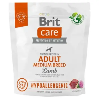 Brit Care Hypoallergenic Adult Medium Lamb 1kg