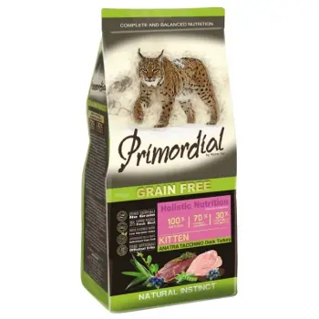 Primordial Cat Grain Free Kitten Duck & Turkey 2kg