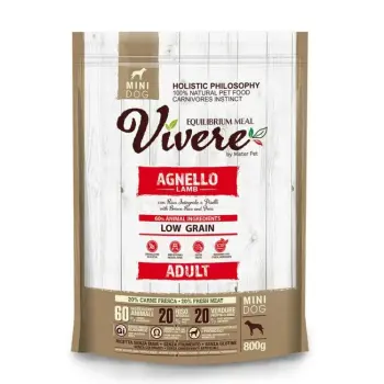 Vivere Dog Low Grain Mini Adult Lamb 800g