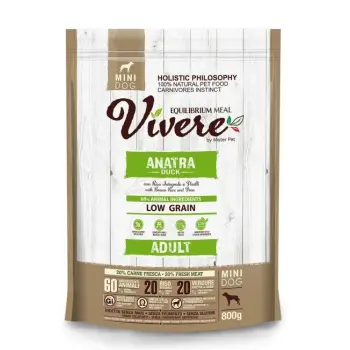 Vivere Dog Low Grain Mini Adult Duck 800g