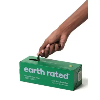 Earth Rated Woreczki do zbierania odchodów 300szt lawendowe