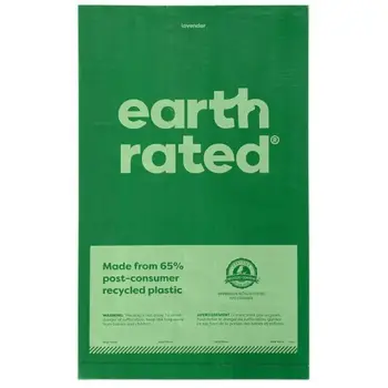 Earth Rated Woreczki do zbierania odchodów 300szt lawendowe