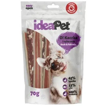 IdeaPet O! Kaczka i ryba mix 70g