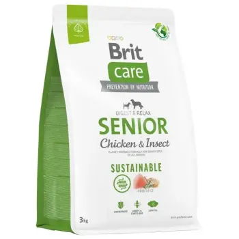 Brit Care Sustainable Senior Chicken & Insect 3kg
