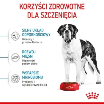 Royal Canin Giant Junior karma sucha dla szczeniąt od 8 do 18/24 miesiąca życia, ras olbrzymich 15kg