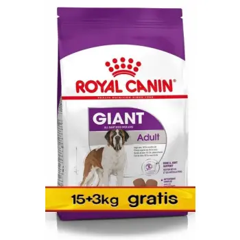 Royal Canin Giant Adult karma sucha dla psów dorosłych, od 18/24 miesiąca życia, ras olbrzymich PROMOCJA 18kg (15+3kg)