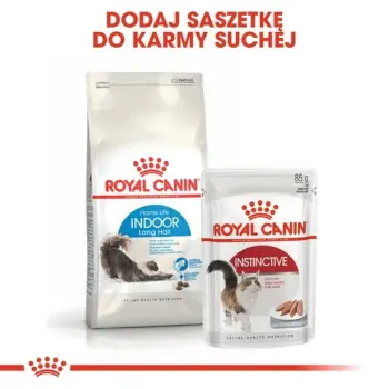 Royal Canin Indoor Long Hair karma sucha dla kotów dorosłych, długowłose, przebywających wyłącznie w domu 10kg