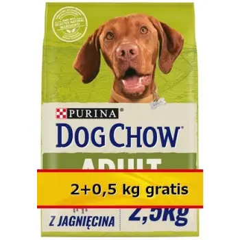 Purina Dog Chow Adult Jagnięcina 2,5kg (2+0,5kg)