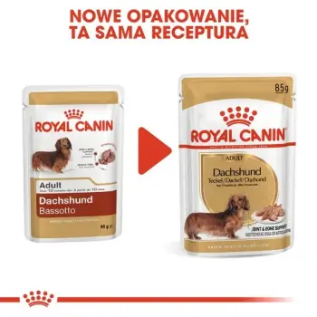 Royal Canin Dachshund karma mokra - pasztet, dla psów dorosłych rasy jamnik saszetka 85g