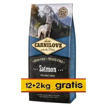 Carnilove Dog Salmon Adult - łosoś 14kg (12+2kg gratis)