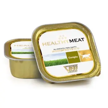 Healthy Meat Kot Mono Królik tacka 90g