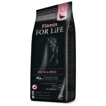 Fitmin Dog For Life Duck & Rice 16kg (14+2kg gratis)