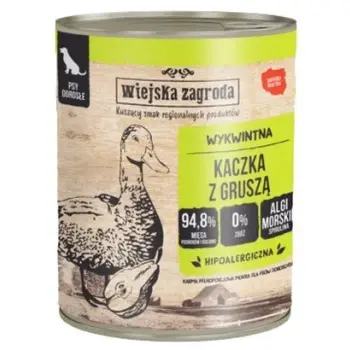 Wiejska Zagroda Kaczka z gruszką puszka 800g