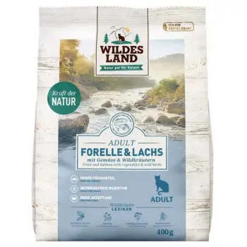 Wildes Land Classic Adult Forelle & Lachs 400g